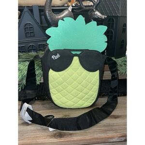 VICTORIA'S‎ SECRET PINK PINEAPPLE BEACH COOLER TOTE LUNCH SHOULDER BAG NWT